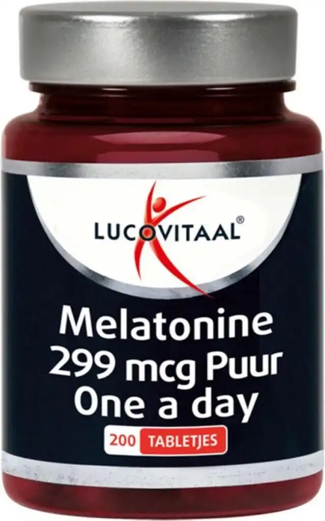 Lucovitaal - Melatonine Puur 299 mircogram - 200 tabletten