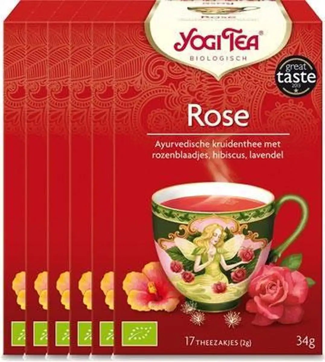 Yogi Tea Rose Voordeelverpakking