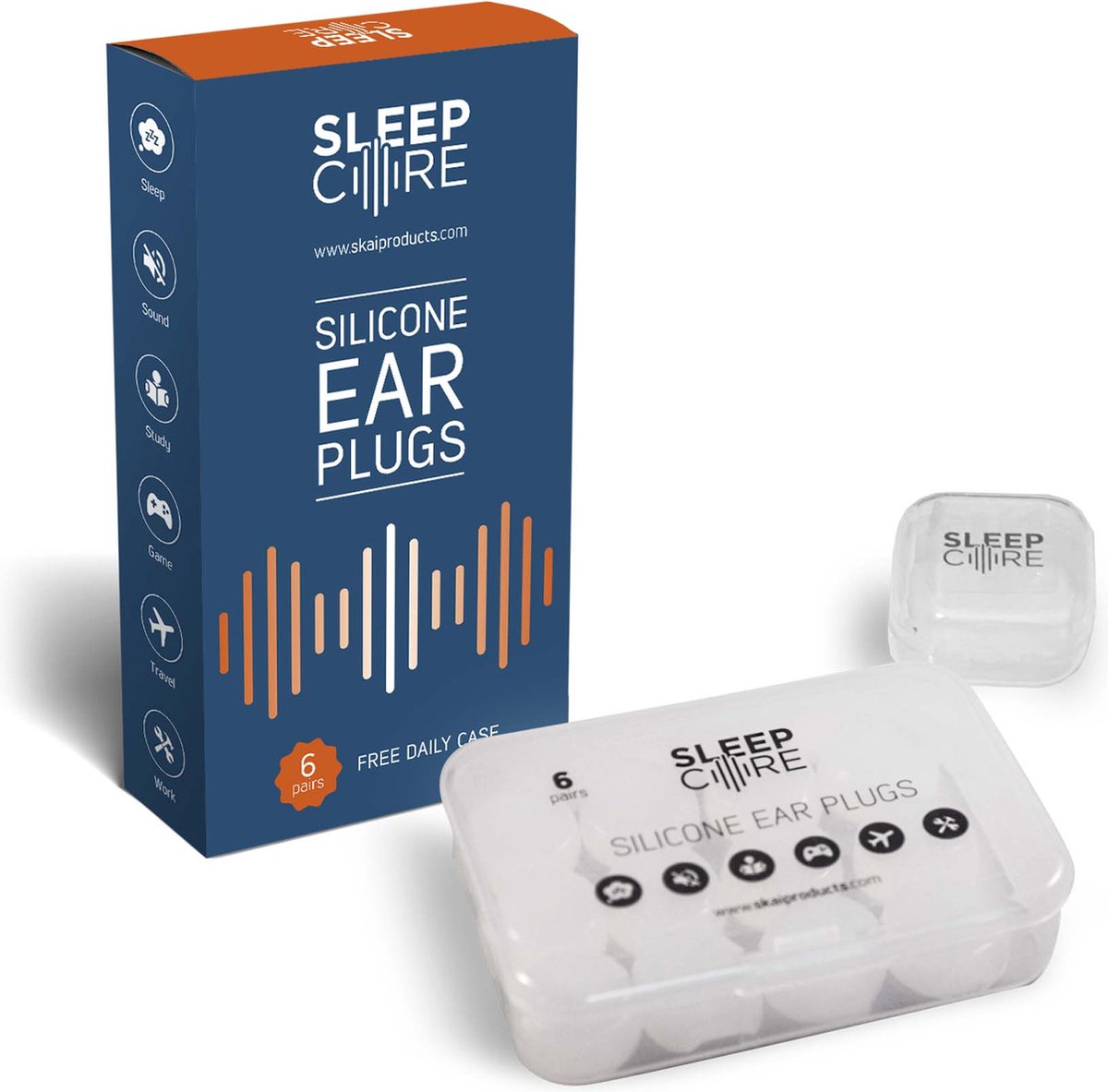 SleepCore® Oordoppen tegen snurken