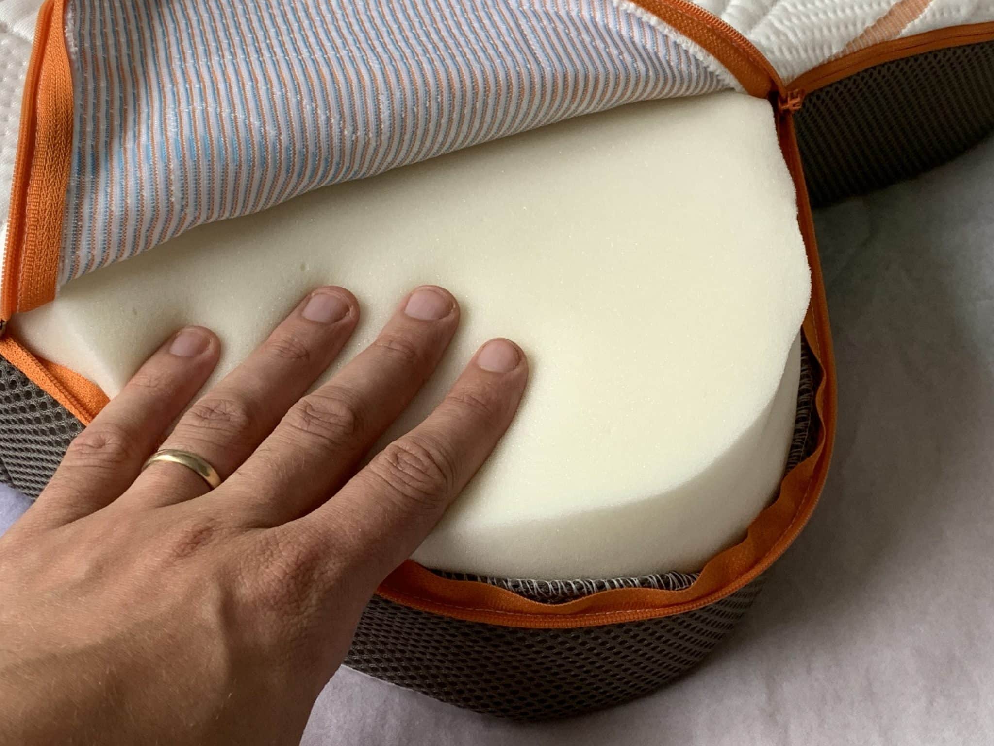 Traagschuim Kinderkussen, Hypoallergeen En Ademend Kinderhoofdkussen 100 Wasbare Katoenen Overtrek Oeko Tex 1 Tot 10 Jaar Xl 58 X 32 X 5 7 Cm Inclusief Reistas