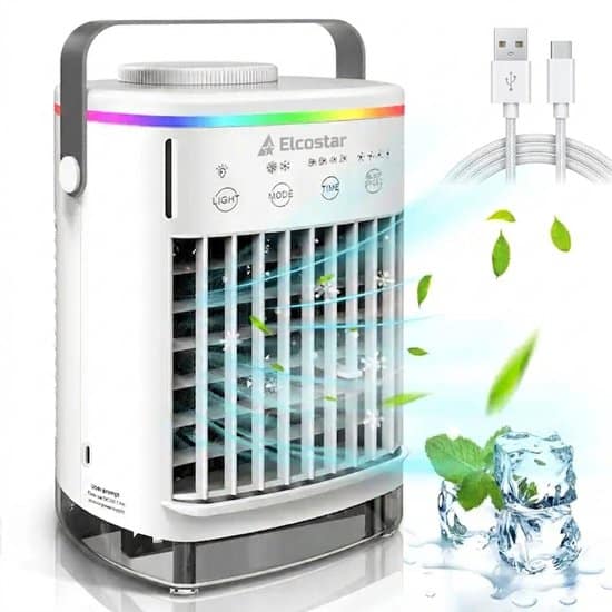 De 4 Beste Mobiele Airco's Zonder Slang van 2026 elcostar premium portable airco