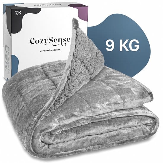 cozysense dubbelzijdig verzwaringsdeken 9 kg