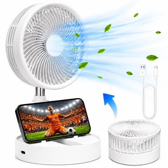 silvergear tafelventilator telefoonhouder